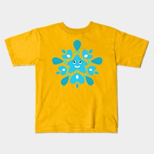 StarBurst Light Blue Kids T-Shirt